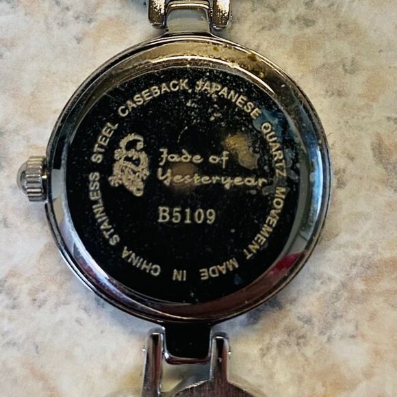 Genuine Jade of Yesteryear Watch, Multi-Color Japanese Quartz Stainless Steel - Picture 6 of 6